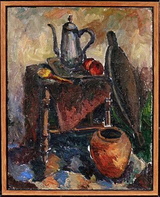Туганов Георгий Александрович (1902-1941).(?)
Натюрморт с посудой. 1936.