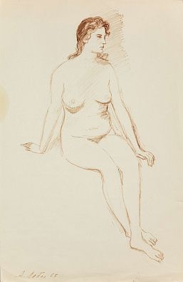 Лабас Александр Аркадьевич (1900-1983).Натурщица. 1963.