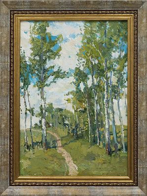 Антонов Сергей Георгиевич (1932-2006). Березы. 1960-е.