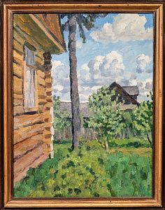 Федосов Никита Петрович (1939-1992).
У дома Ю.П.Кугача. 1970-е - 1980-е.