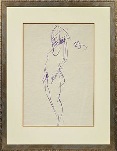 Зверев Анатолий Тимофеевич (1931-1986). 
Ню. 1965.