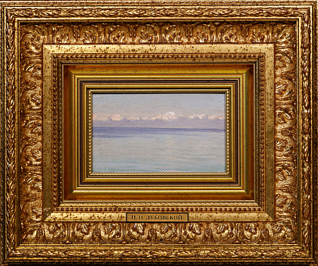 Дубовской Николай Никанорович (1859-1918).
Розовые облака. Штиль. 1909.