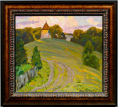 Дмитриевский Виктор Константинович (1923-2006).
День угасает. Звенигород. 1981.