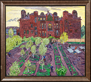 Сафонов Вениамин Алексеевич (1931-2003). 
В городском саду. 1960-е.