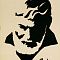Неизвестный художник. Россия. Портрет Эрнеста Хеменгуэя. 1967.