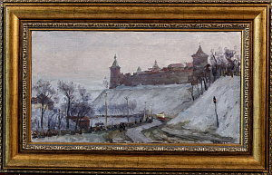 Хныгин Лазарь Алексеевич (1882-1962).
Вид на Нижегородский кремль. 1949.