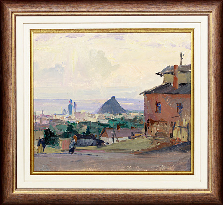 Нисский Георгий Григорьевич (1903-1987).Полдень в шахтерском городке. 1950-е - 1960-е.