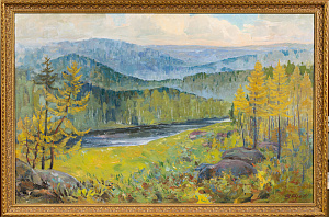 Жук Владимир Климентьевич (р.1932).
Сибирские дали. 1991.
