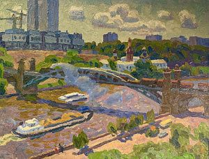 Фридман Карл Шоломович (1926–2001).Летний день в Москве. Этюд. 1980-е
