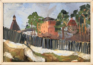 Рубинский Игорь Павлович (1919-1996).Саввино-Сторожевский монастырь. 1970.