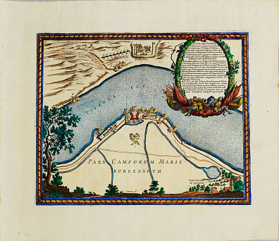 Франсуа де ла Пуэнт (Franc?ois de La Pointe) (1640-1699?).
Очертание укреплений поляков в Лисуе. Конец XVII века.