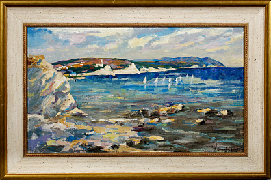 Амосова-Бунак Ольга Фёдоровна (1888-1965).
Крымский берег. 1933.