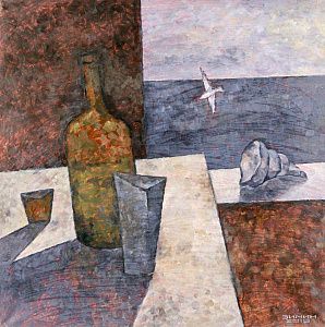 Зимин Сергей Константинович (р.1952). Натюрморт с раковиной. 2019.