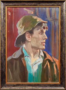 Гуляев Александр Георгиевич (1917-1995). Молодой сталевар. 1980.