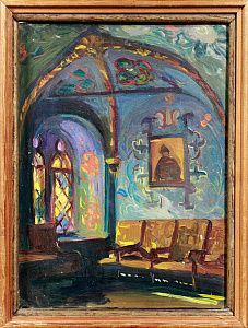 Соловьева Галина Сергеевна (1908-1984).Теремной дворец. Крестовая палата. 1957.