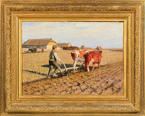 Егоров Андрей Афанасьевич (1878-1954). На пашне. 1910-е - 1920-е.