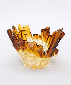 Ваза "Лёд". Финляндия, завод Хумппила, дизайнер - Пертти Санталахти, 1960-70 годы.