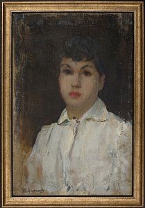 Антонов Федор Васильевич (1914-1994). Женский портрет. 1950-е.