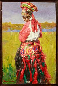 Неизвестный художник. Россия. 
"Август". 1996.