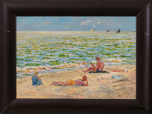 Бунин Михаил Николаевич (1887-1941).(?)
На пляже. 1932.