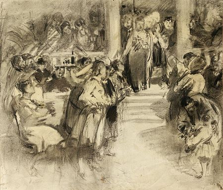 Неизвестный художник. Россия. Жанровая сцена. 1946.