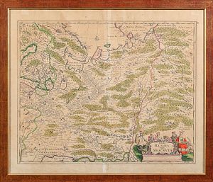 Ж. Лолье (J. Lhaulier) (XVII век); Фредерик Де Вит (Frederick de Wit) (1629-1706). Карта Московии. Около 1680.