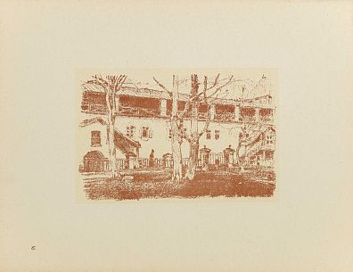 Соколов Владимир Иванович (1872–1946).
Кельи у Каличьей башни. 1920-е.