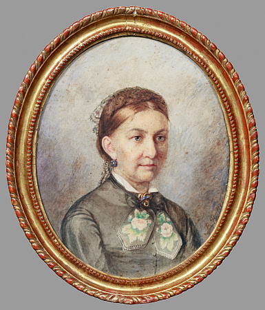 Неизвестный художник. Россия.Женский портрет. 1882.