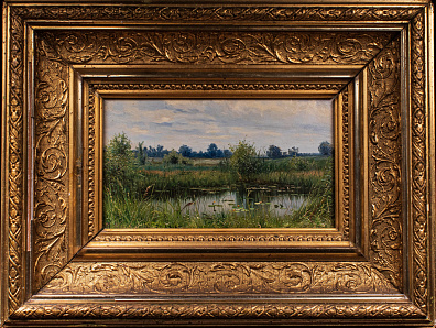 Холодовский Михаил Иванович (1855-1926).
Заросший пруд. Конец XIX века.