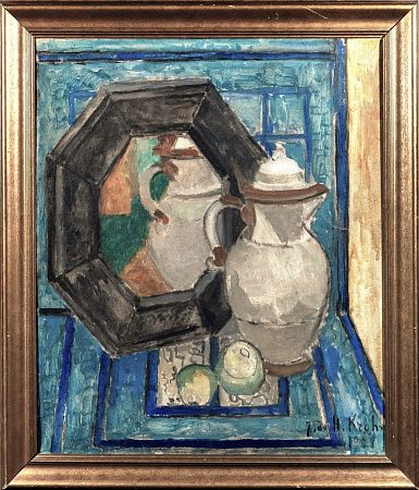 Юлия де Хольмберг-Крон (Julie de Holmberg-Krohn) (1882-1956). Натюрморт с кувшином. 1920-е.