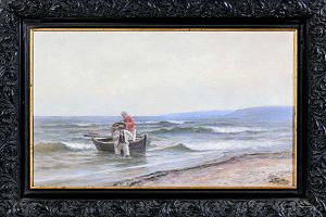 Пчелин Владимир Николаевич (1869-1941).Рыбаки. 1903.