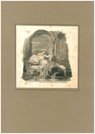 Брюллов Александр Павлович (1798–1877).
Фронтиспис к книге Г.Державина "Стихотворения". 1831.