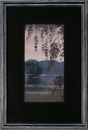 Мешков Евгений Алексеевич (р.1932).
Ночной пейзаж. 1960-е - 1970-е.