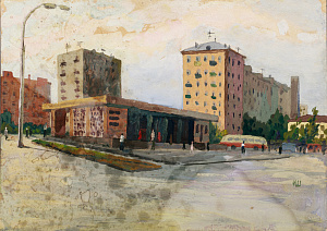 Шматко Иван Иванович (1929-2001). Метро Варшавская. 1970.