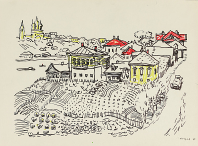 Корчемкин Лев Николаевич (1912-2001). 
Тутаев. 1965.