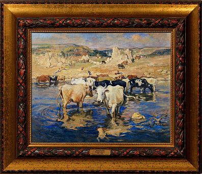 Колесников Иван Федорович (1887-1929).
Водопой. 1910-е.