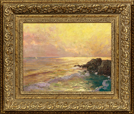 Неизвестный художник. Россия. Морское побережье. Начало ХХ века.