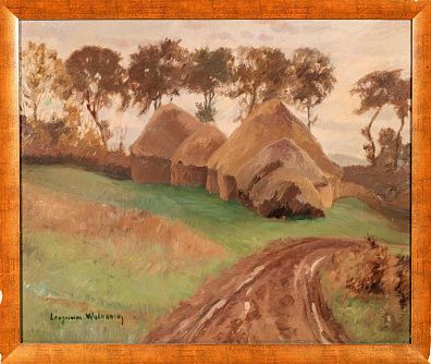 Лугинина-Волконская Мария Владимировна (1875-1960).
Стога. 1930-е.