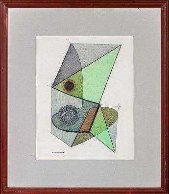 Снегур Игорь Григорьевич (р.1935). Конструкция с шаром. 2009.