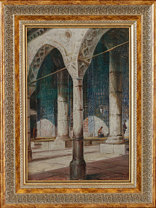 Петров Владимир Константинович (Wladimir Petroff) (1880-1935). Внутренний дворик мечети. Стамбул. 1927.
