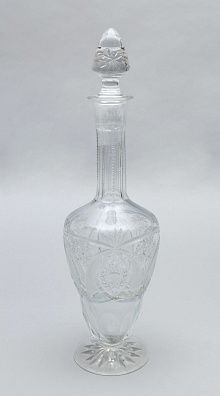 Графин с огранкой. Россия, первая половина ХХ века.