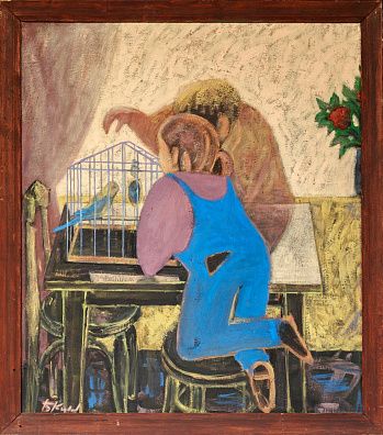 Каплун Б. 
Попугайчик. 1970-е - 1980-е.