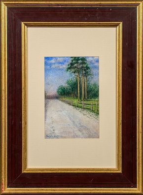 Розен Карл Иванович (1864-1934). (?).
Пейзаж с дорогой. 1903.