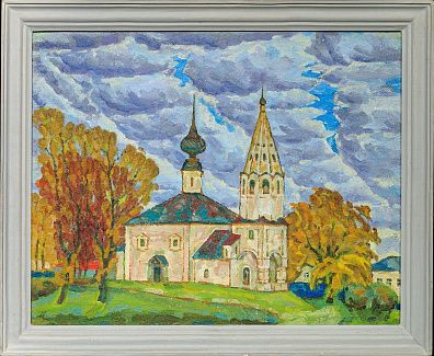 Курников Николай Федорович (1938-2006). Предтеченская церковь. 1990.