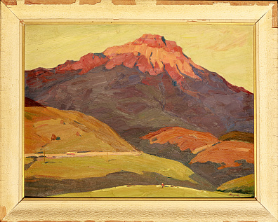 Таутиев Вадимир Бадчериевич (род. 1937). Горный пейзаж. 1970-е.