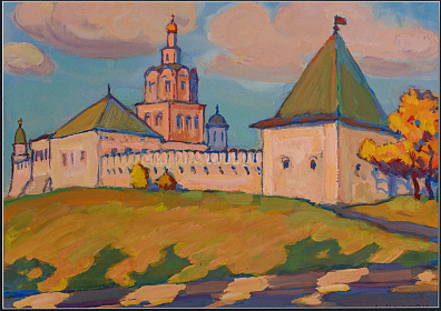 Цесевич Александр Платонович (1918-1990). 
Спасо-Андроников монастырь. 1969.