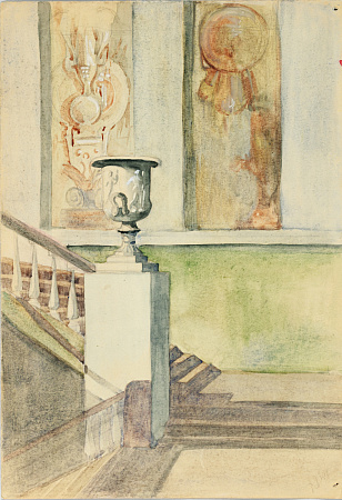 Бассинова Ирина Николаевна (1915-1982). Архитектурный этюд. 1940-е - 1950-е.