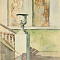 Бассинова Ирина Николаевна (1915-1982). Архитектурный этюд. 1940-е - 1950-е.