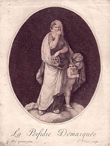 Гаэтано Венцо (Gaetano Venzo) (1770 - 1843). 
Разоблаченное коварство. 1790-е - 1800-е.