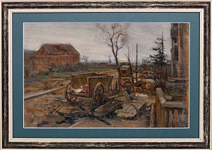 Сачко Филипп Николаевич (1914-1977).
Улица в Кенигсберге. 1945.